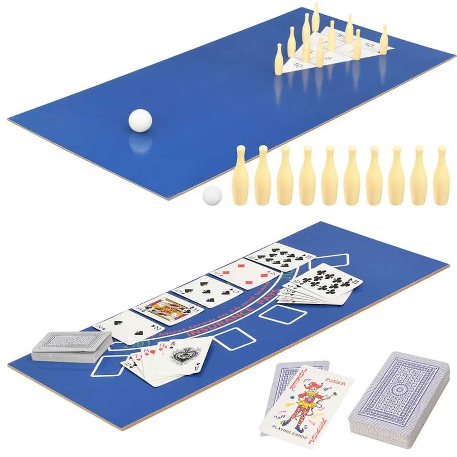 15-in-1 Multi Game Table 121x61x82 cm Maple