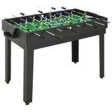 15-in-1 Multi Game Table 121x61x82 cm Black - Front View