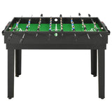 15-in-1 Multi Game Table 121x61x82 cm Black - Side View