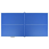 5 Feet Ping Pong Table with Net 152x76x66 cm Blue - 45-Degree Angle