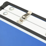 5 Feet Ping Pong Table with Net 152x76x66 cm Blue - Low Angle