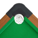 4 Feet Billiard Table 122x61x76 cm Brown - Close-Up Angle