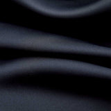 Blackout Curtain with Metal Rings Black 290x245 cm - Top-Down View