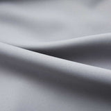 Blackout Curtains with Hooks 2 pcs Grey 140x245 cm - Side View