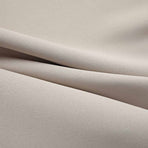 Blackout Curtains with Metal Rings 2 pcs Beige 140x245 cm