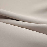 Blackout Curtain with Metal Rings Beige 290x245 cm - Top-Down View