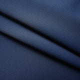 Blackout Curtains with Hooks 2 pcs Blue 140x245 cm - Side View