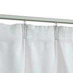 Blackout Curtains with Hooks 2 pcs Off White 140x225 cm