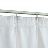 Blackout Curtains with Hooks 2 pcs Off White 140x245 cm