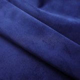 Blackout Curtains with Rings 2 pcs Velvet Dark Blue 140x175 cm - Top-Down View