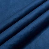 Blackout Curtain with Metal Rings Velvet Dark Blue 290x245 cm - 45-Degree Angle