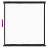 Projection Screen 226.1 cm 1:1 - Top-Down View