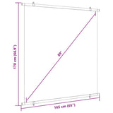 Projection Screen 226.1 cm 1:1 - Close-Up Angle