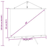 Projection Screen with Tripod 60" 4:3