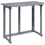 Folding Balcony Table 90x50x74 cm Solid Acacia Wood