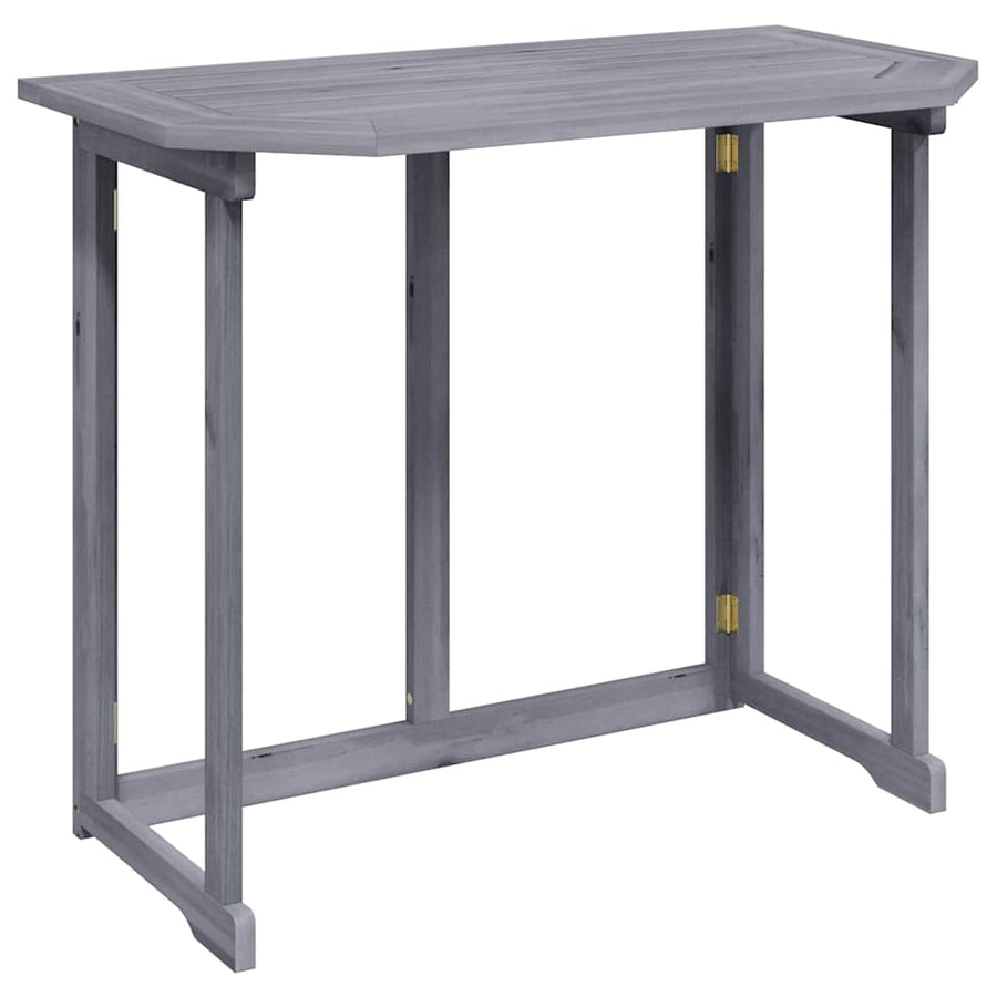 Folding Balcony Table 90x50x74 cm Solid Acacia Wood