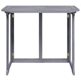 Folding Balcony Table 90x50x74 cm Solid Acacia Wood