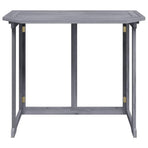 Folding Balcony Table 90x50x74 cm Solid Acacia Wood