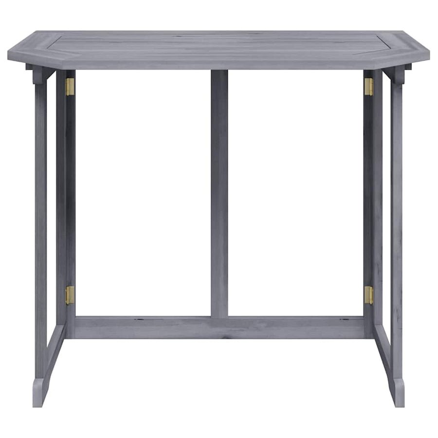 Folding Balcony Table 90x50x74 cm Solid Acacia Wood