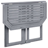 Folding Balcony Table 90x50x74 cm Solid Acacia Wood