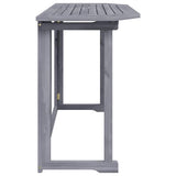 Folding Balcony Table 90x50x74 cm Solid Acacia Wood