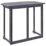 Folding Balcony Table 90x50x74 cm Solid Acacia Wood