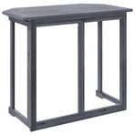 Folding Balcony Table 90x50x74 cm Solid Acacia Wood
