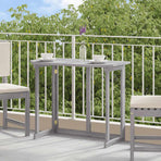 Folding Balcony Table 90x50x74 cm Solid Acacia Wood