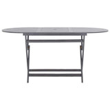 Folding Garden Table 160x85x75 cm Solid Acacia Wood