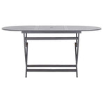 Folding Garden Table 160x85x75 cm Solid Acacia Wood