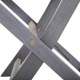 Folding Outdoor Chairs 2 pcs Solid Acacia Wood - Extra Image