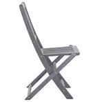 Folding Chairs 4 pcs Solid Acacia Wood