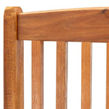 Folding Chairs 2 pcs Solid Acacia Wood
