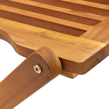 Folding Chairs 4 pcs Solid Acacia Wood