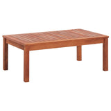 4 Piece Garden Lounge Set Solid Acacia Wood - Top-Down View