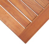 4 Piece Garden Lounge Set Solid Acacia Wood - Rear View