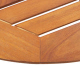 Folding Garden Table 60x75 cm Solid Acacia Wood - Extra Image