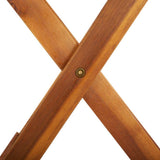 Folding Garden Table 60x75 cm Solid Acacia Wood - Extra Image