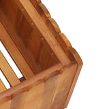 Garden Raised Bed 50x30x25 cm Solid Acacia Wood - 45-Degree Angle