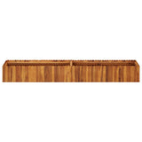 Garden Raised Bed 200x30x25 cm Solid Acacia Wood - Front View