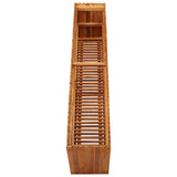 Garden Raised Bed 150x30x50 cm Solid Acacia Wood - Top-Down View