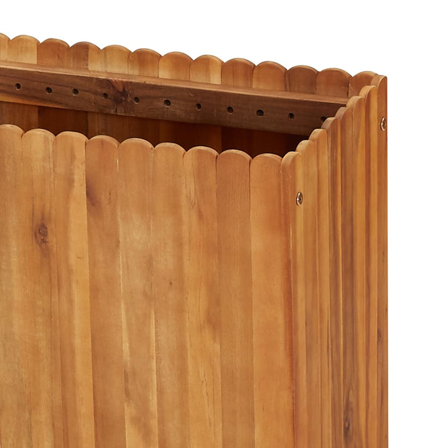 Garden Raised Bed 150x30x50 cm Solid Acacia Wood
