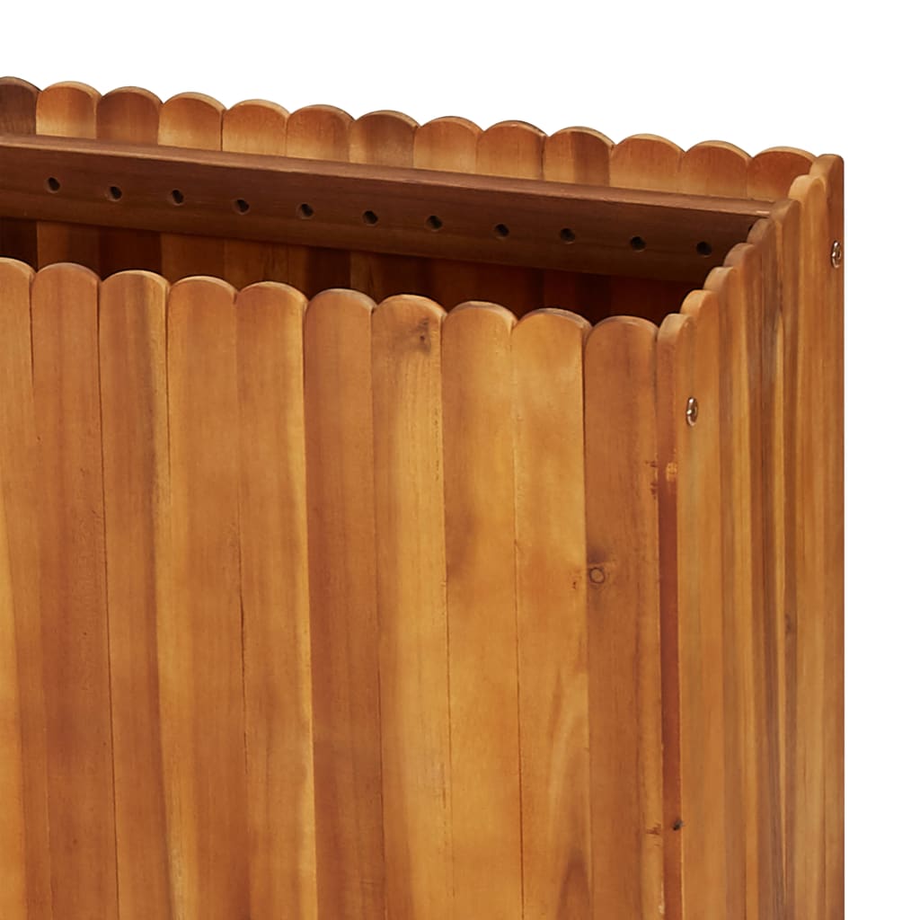 Garden Raised Bed 200x30x50 cm Solid Acacia Wood