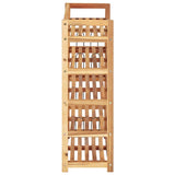 5-Tier Shoe Rack 64x26x80 cm Solid Acacia Wood - Top-Down View