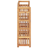 5-Tier Shoe Rack 95x26x80 cm Solid Acacia Wood - Top-Down View