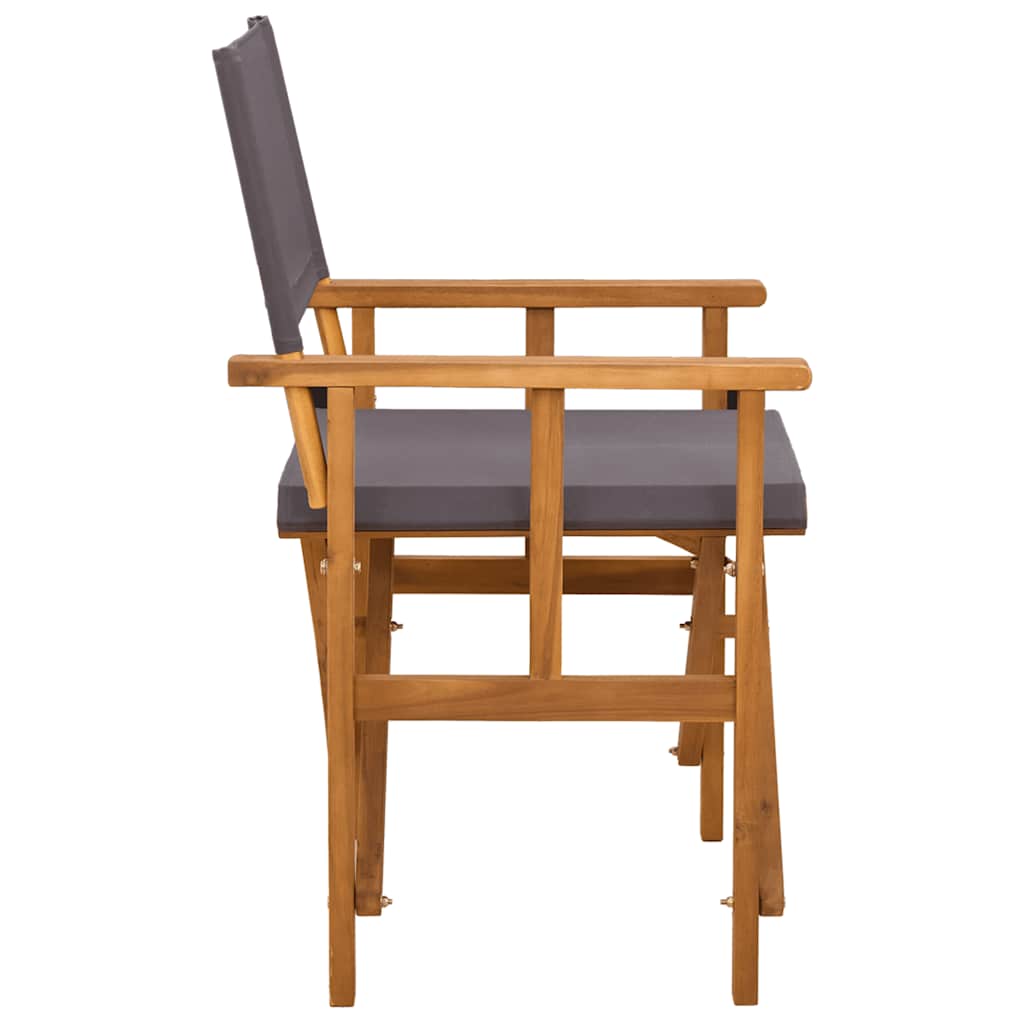 Director's Chairs 2 pcs Solid Acacia Wood
