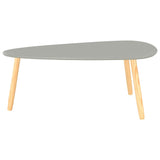 Coffee Tables 2 pcs Grey Solid Pinewood - Extra Image
