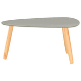 Coffee Tables 2 pcs Grey Solid Pinewood - Extra Image