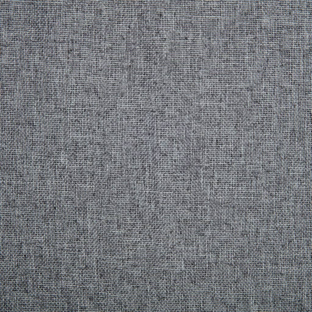 Swivel Dining Chairs 4 pcs Light Grey Fabric