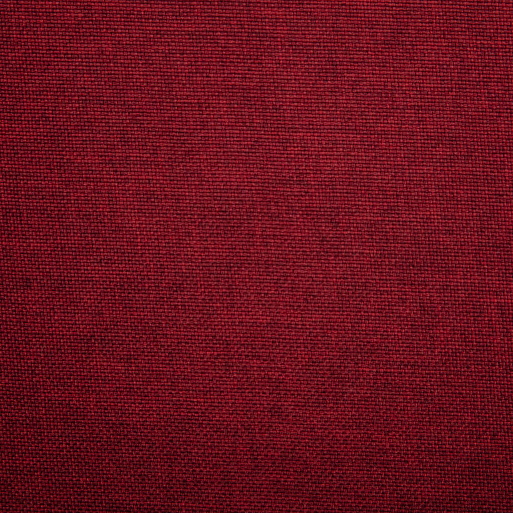 Swivel Dining Chairs 6 pcs Wine Red Fabric